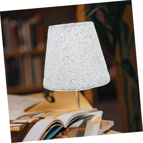 WOONEKY Elegant Lampshade Cover Stylish Cloth Light Fixture for Table Floor and Wall Lamps for Living Rooms Bedrooms