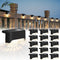 JACKYLED Solar Deck Lights 16 Pack Solar Fence Light Solar Powered Outdoor