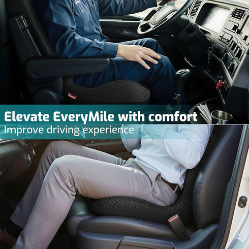 Sciatica,Tailbone,Back Ergonomic Seat Cushion,Office Chair Cushion with Lumbar Support Pillow,Car Orthopedic Seat