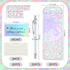 60 Yexiya Pcs Sublimation Pen Blank Kit Heat Transfer Ballpoint Pen with Shrink Wrap Pouch Bag Holographic Thank You