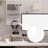 24 Pcs White Pegboard Hooks, Long L Shape Accessories Compatible with IKEA Skadis for Home Office Storage