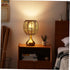 5.5x5.9 Inch, Cabilock Woven Lamp Shade with Metal Frame, Boho Round Small Lampshade Replacement, Woven Light Shade