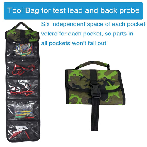 34-in-1 Test Lead and Test Probe Kit for Multimeter Tester, Multi-type Back Probe Set