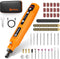 HARDELL Mini Cordless Rotary Tool, 5-Speed and USB Charging Rotary Tool Kit
