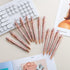 PASISIBICK 12 Pieces Rose Gold Motivational Quotes Snarky Screen Touch Stylus Ballpoint Pens, Black Ink (Rose Gold)