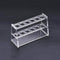 Acrylic Test Tube Holder Rack, Clear, 6 Sockets for 50ml Centrifuge Tubes (50ml, 6 Sockets)