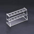 Acrylic Test Tube Holder Rack, Clear, 6 Sockets for 50ml Centrifuge Tubes (50ml, 6 Sockets)