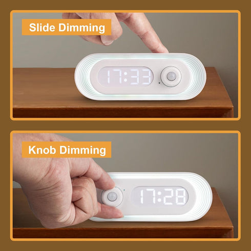 Stanlips Night Light, time Display, Human Sensor, Automatically Turn on and Off, Smart Night Light