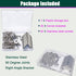 20 PCS Corner Braces - 25mm x 25mm Stainless Steel 90 Degree Joints Right Angle Bracket
