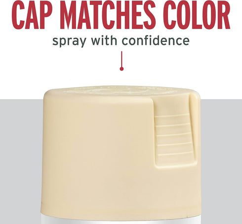 7758830 12 oz, Rust-Oleum Stops Rust Spray Paint, Satin Almond