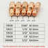 TIG Collet Body 10N32 (3/32"&2.4mm Orifice) for WP-17, 18 & 26 Series Consumables, 10Pcs