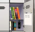 Magnetic Dry Erase Board for School Locker, 8.5" x 11", White-framed with Marker and 2 Magnets for Home, Office, Travel