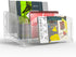 File Sorter Organizer, 5 Sections Acrylic Letter Tray for Desk, Mail Organizer Holder for Envelopes, Mail, Electronics