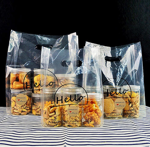 Hybsk Kraft Handmade with Love Stickers - 1.5" Round, 500 Adhesive Labels Per Roll