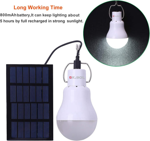 Bulb Bulbs Solar Light Rechargeable Portable Solar Lamp Led for Indoor Emergency Blackout Pet Home Outdoor Fishing