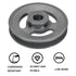 uxcell BK55-7/8 V-Belt Sheave, 7/8" Bore 5.25" OD Single Groove Cast Iron Sheave for 3L or B Belt