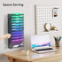 samstar 12 Tier Wall File Organizer, Hanging Wall Mount Paper Folder Mail Holder, Mesh Metal, Black