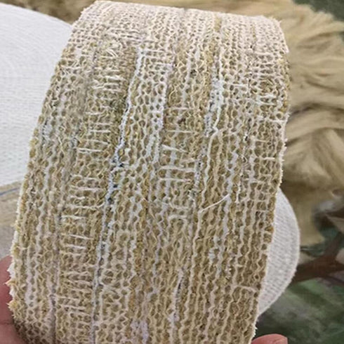 6'' x 1'' Spiral Sewn Rigid Sisal Buffing Wheel, 5/8 Inch Arbor Hole, Rigid Sisal Polishing Wheel for Bench