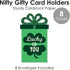 Set 8 Big Dot of Happiness St. Patricks Day - Saint Paddys Day Party Money and Gift Card Sleeves - Nifty Gifty Card