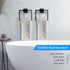 Hand Towel Holder for Bathroom Wall Mount Matte Black Square Hand Towel Rings for Bathroom Hardware Accessories Kitchen Toilet SUS 304 Stainless Steel Shower Towel Hanger Racks, A8896MB