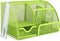 VANRA Mesh Desk Organizer, Office Supply Caddy with 6 Compartments and Drawer (Green)