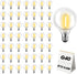 Adirxon 50-Pack G40 LED Replacement Light Bulbs Bulk Shatterproof 0.6W E12 Base 2700K