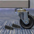 Nikeg 60Pcs Stool Swivel Caster Covers Caster Inserts Chair Wheel Stopper Cover for Office Chairs Changing Tables