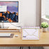 Modern Mail Holder for Home Office, Metal Letter Organizer Sorter for Desk, Marble Base, Envelope Storage Rack
