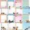 PerKoop Dog Notepad, 16 Pieces, Small Sticky To Do Notes, Funny Cute PET Note Pads for Dog Lovers, 3 x 4 Inch