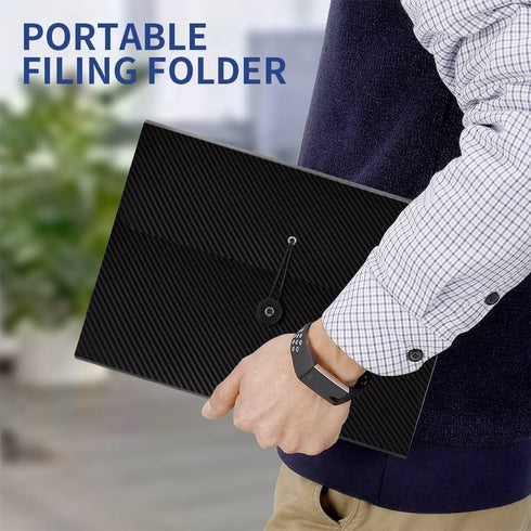 Expanding File Folder, 13 Pockets Accordion Organizer for A4 Letter Size Paper, Home and Office Use