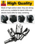 Rocaris 8pcs Wood Plug Cutter Drill Bit Set, Straight and Tapered Cutting Tool, 6mm 10mm 13mm 16mm