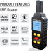 3 in 1 EMF Meter, Electromagnetic Field Radiation Detector, EMF Tester with Sound Light Alarm for Home
