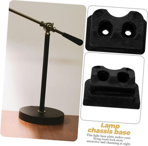 4pcs Counterweight ABOOFAN Base for Table and Floor Lamps Light Fixture Stabilizer Secure and Practical Chassis