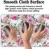 Pink Desk Mat Mouse Pad for Women - Extra Large 35.4" x 15.7" Non-Slip Rubber Base for Game Office, Roses Wreath