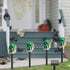 4pcs HUYIENO Solar Halloween Pathway Lights LED Lights Outdoor Waterproof Halloween Decorations for Garden