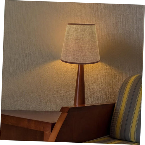 Retro Linen Fabric Desk Lamp Shade - Perfect for Living Room