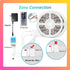 130ft (2 65.6ft) 44Keys CHARKEE LED Strip Lights Rolls of Ultra Long RGB Color Changing LED Light Strips Kit