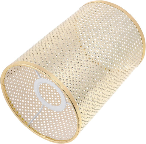 E27/e14 Uonlytech Rattan Lamp Shade Barrel Lampshade Lamp Cover Woven Lamp Shade Replacement Hanging Pendant Light