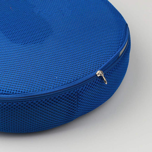 ZUODIANZHC l42xw33xh7cm(17x13x3inch)-Navy Breathable Memory Foam Seat Cushion, Orthopedic Design Ergonomic Office