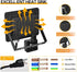 50W 5500LM IP65 Plug in Motion Sensor Lights Outdoor, Motion Flood Light Dusk to Dawn, Waterproof Led Security Light