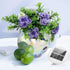 EONLYX Solar Outdoor Table Lamp, Solar Powered Mosaic Glass Ball Garden Lights Waterproof Color Changing Mood Night