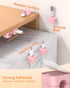 9Pack (1s Cable Organizer Clips, Magnetic Cable Holder Lock), XOVRAETH Strong Adhesive Wire Management for Desk