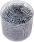 Universal UNV21001 Plastic-Coated Paper Clips, Assorted Sizes Silver (1000/Pack)