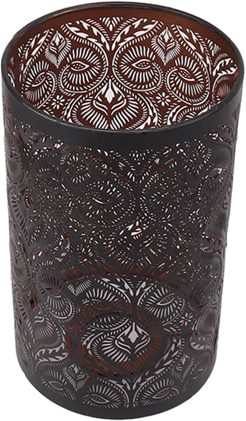 E27/E26 BulbsDetachable Wrought Iron Lamp Shade for Hollow Carved Modern Table Floor Lamp Shade, Industrial Style Light