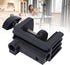 Qinlorgo 1.2cm 1/4in Universal Desktop C Clamp, Aluminum Alloy Cantilever Bracket Table Mount Clamp, and Hole, Desktop