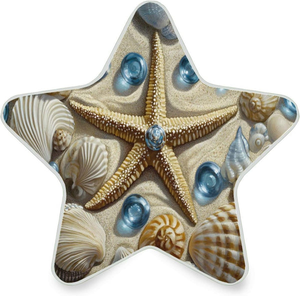 ALAZA Starfish Seashell Funny Star Shaped LED Night Light Dusk to Dawn
