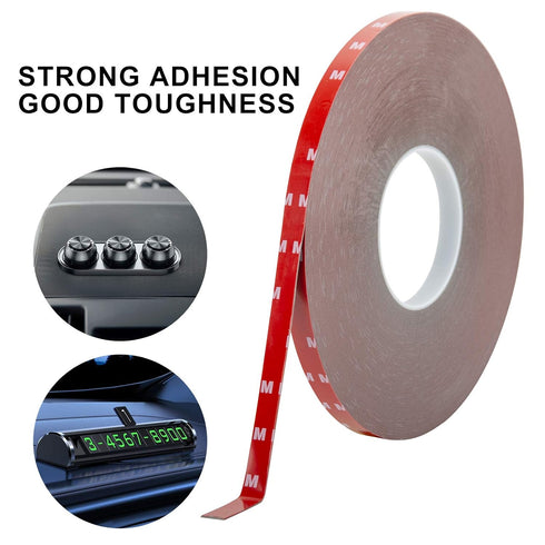 MYFAMIREA Double Sided Tape, 0.39 Inch x 108 Feet Heavy Duty Mounting Adhesive for LED Strip Lights, Home Office Decor