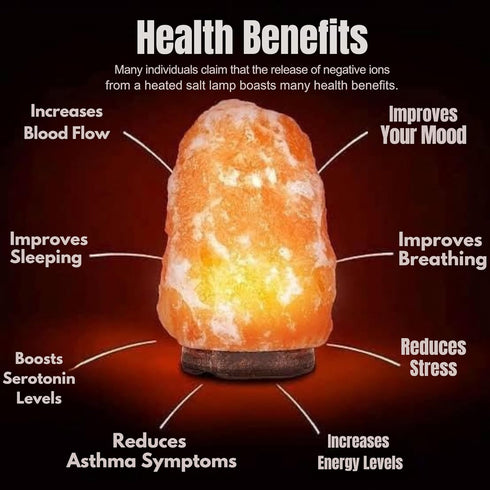 Set 2 Salt Rock Lamp of Small Himalayan Salt Lamp Night Light for Home & Bedroom Dcor
