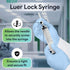75 ml Syringe without Needle - 5 Pack of Individually Wrapped Disposable Syringes - Good for Medical, Scientific Lab, Home Use, and More - Sterile Luer Lock Syringes