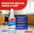 32 oz Clean-eez Grout-eez Tile Cleaner with Stand-Up Brush Head Heavy-Duty Stain Remover for Ceramic and Porcelain